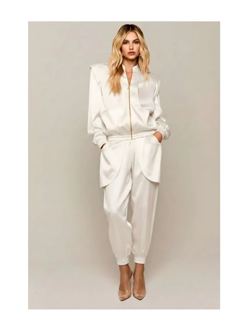 Splash Camis Convertible Satin Set - S